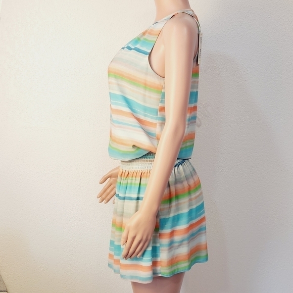Ramy Brook Printed Paris Sleeveless Dress Multi Color Size: XS - Picture 7 of 15